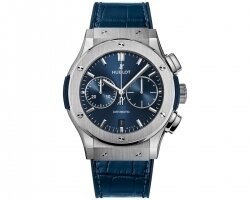 Classic Fusion Chronograph Blue Titanium  9688